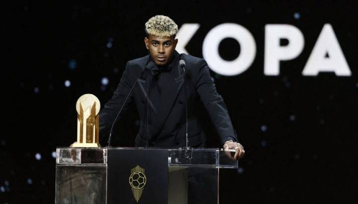 ¿Presagio? Lamine Yamal logra su segundo Trofeo Kopa y "mira de reojo" al Balón de Oro