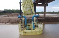 En Puerto Lavalle, garantizan el acceso al agua potable con trabajos en el río Bermejo