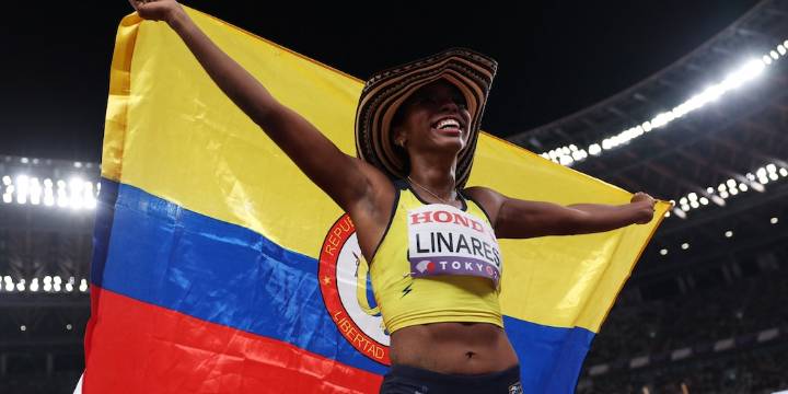 Natalia Linares ganó la medalla de bronce en la prueba de Salto Largo en el Mundial de Atletismo Tokio 2025