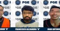 Vinculan a proceso a tres hombres por robos violentos