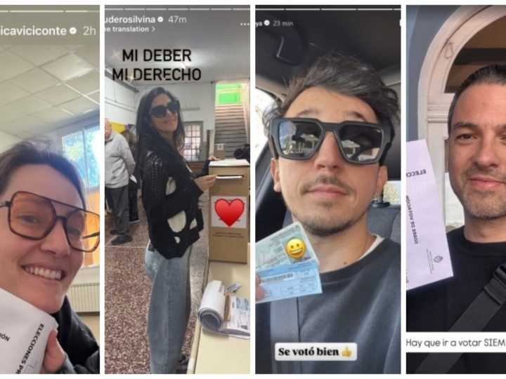 Elecciones bonaerenses: así fue la votación de los famosos
