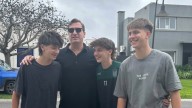 Maxi López vivió un emotivo reencuentro con sus hijos antes de las grabaciones en MasterChef Celebrity