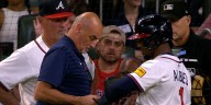 Ozzie Albies exits with hand injury in Braves game vs. Nationals
