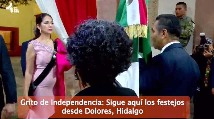 Celebración del Grito de Independencia en Dolores, Hidalgo