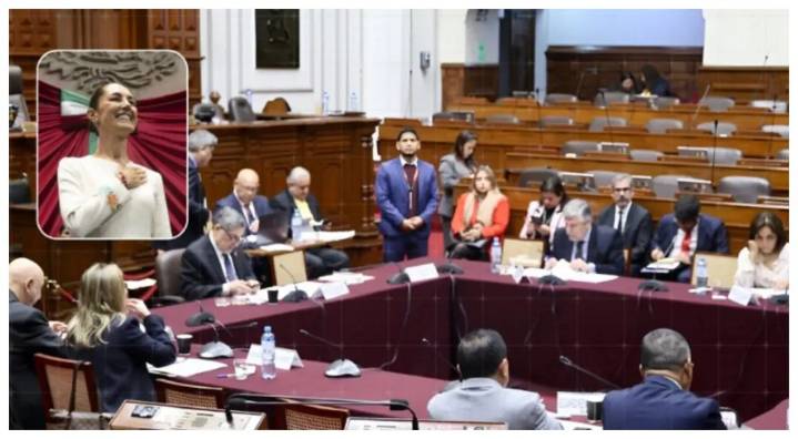 Congreso de Perú quiere declarar non grata a Sheinbaum por defender a Castillo
