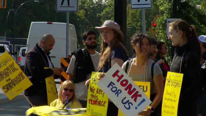BCGEU strike continues with BC Greens support
