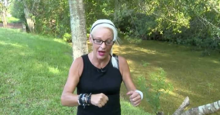 Woman pummels 5ft alligator with bare hands to save her puppy from being eaten alive