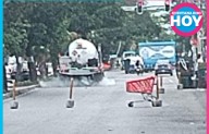 Fuga en pipa de gas moviliza a cuerpos de emergencia en Cancún