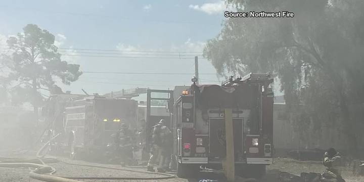 Crews on scene of fire near Wetmore, La Cholla