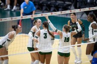 Rainbow Wahine rally to 5-set victory in Big West opener
