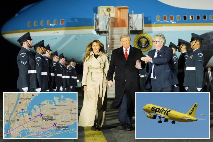Spirit Airlines pilots scolded by air traffic control for flying too close to Air Force One