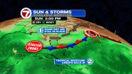 Showers and Storms to Begin New Week