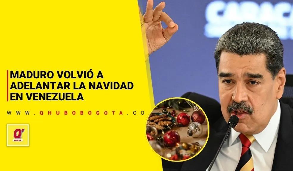 Maduro volvió a adelantar la Navidad en Venezuela