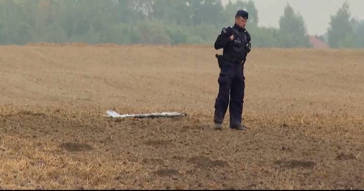 Revelan las primeras imágenes de los drones rusos que derribó Polonia sobre su espacio aéreo