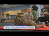 Books with Bo helps children get comfortable with reading