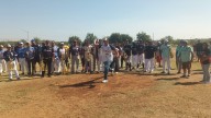 Fiesta en el diamante de la Liga de Beisbol Riberas del Bravo