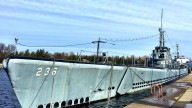 WWII ship USCGC McLane departs Muskegon’s USS Silversides Museum