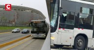 Bus del Metropolitano atropella a hombre que cruzó vía exclusiva cerca del Estadio Nacional