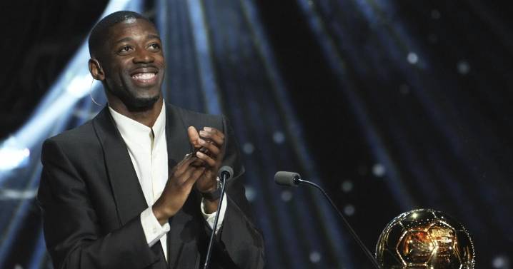 PSG's Dembélé wins the Ballon d'Or and Barcelona's Bonmati achieves award hat trick