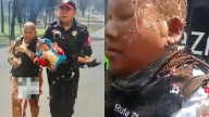 Un camión de gas que explotó en México: una ‘super abuela’ protegió con su cuerpo a su nieta de las llamas