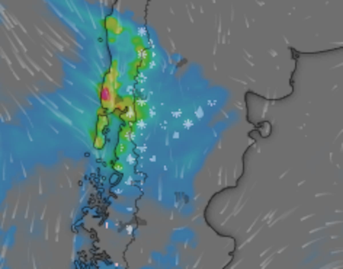 En cinco provincias. Emiten alertas por nevadas, lluvias y viento zonda para este martes
