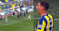 Así fue el golazo olímpico de Ángel Di María a Boca en el estadio de Rosario Central