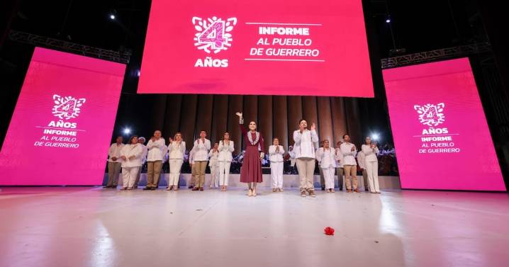 Evelyn Salgado rinde su informe de gobierno a 4 años de mandato