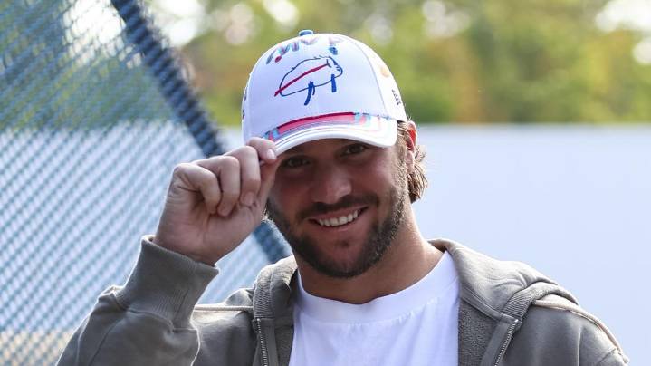Josh Allen wears young cancer patient’s cap to Bills' Week 4 game