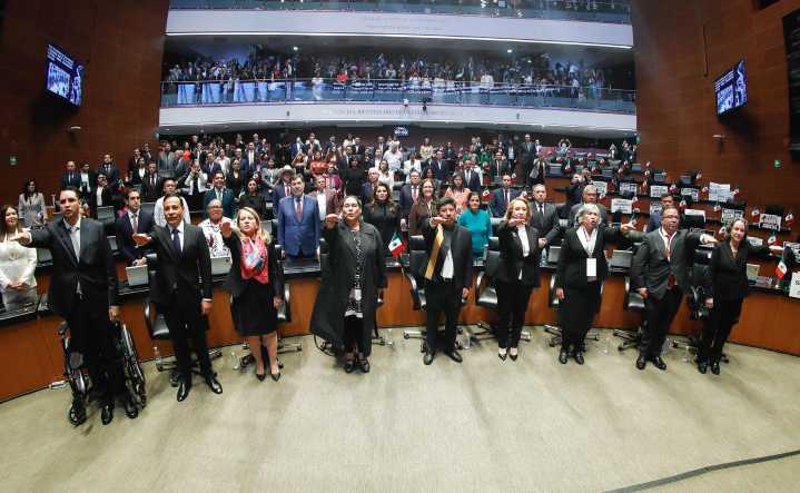 Ministros de la Suprema Corte rindieron protesta ante el Senado