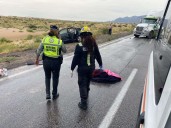 Volcadura en carretera Juárez-Chihuahua deja un muerto