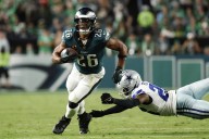 Analysis: Eagles open title defense with sloppy yet telling win