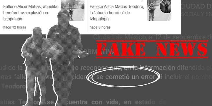 “No ha fallecido”: Alicia Matías, quien salvó a su nieta de explosión de pipa, sigue viva, Gobierno de CDMX reconoce error
