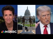 Feds FREAK OUT over Trump-Epstein statue; Maddow: 'Pushback drives them crazy'