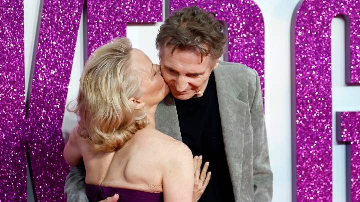 Pamela Anderson slams rumors she and Liam Neeson faked romance