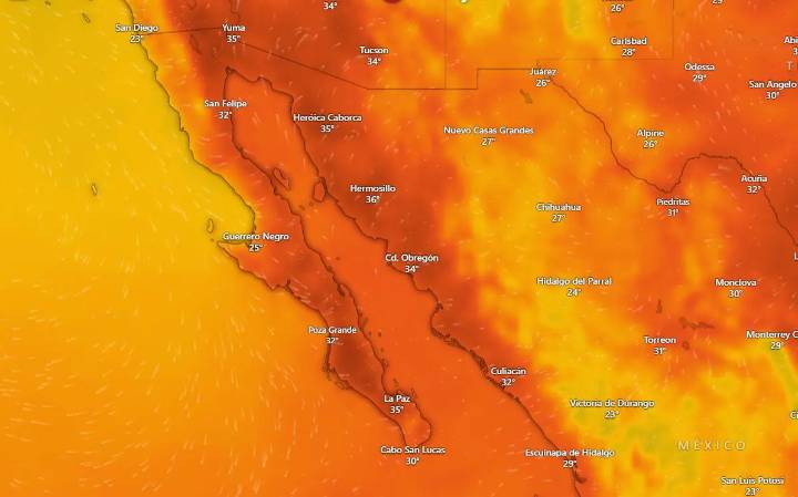 Clima en La Paz y Los Cabos martes 30 septiembre 2025