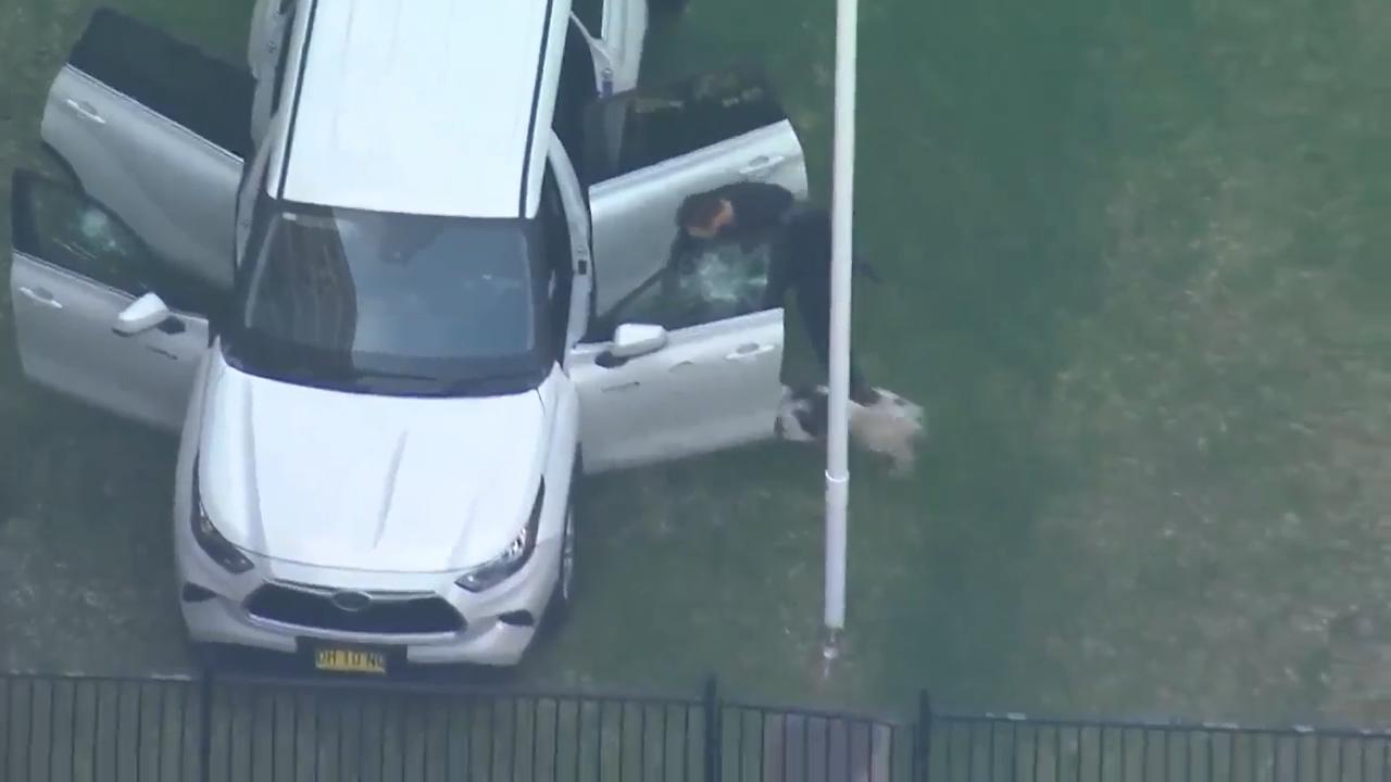 Man arrested after SUV crashes into Russian consulate gates in Sydney