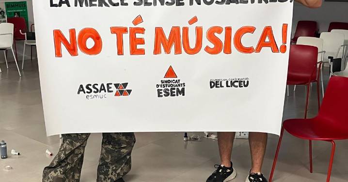 "Cobrar por tocar es un derecho": las escuelas de música se plantan y no tocarán en la Mercè