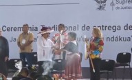 Reciben Bastón de Mando ministros electos previo a su toma de protesta