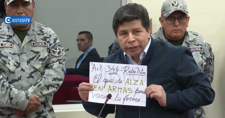 Pedro Castillo exige a la Fiscalía mostrar armas que utilizó en golpe de Estado: "Al menos una pistola de agua"