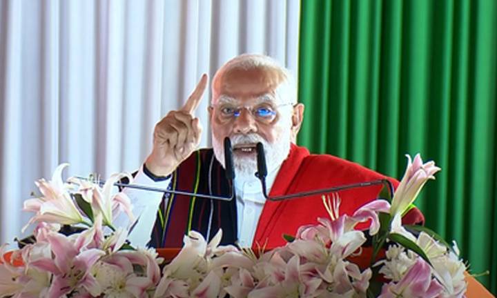 Committed to taking Manipur forward on path of development: PM Modi