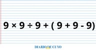 ¿Cuánto es 9 × 9 ÷ 9 + ( 9 + 9 – 9)? La cuenta matemática que pone a prueba a los genios