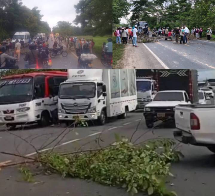 Vías y peaje bloqueados en Córdoba por protestas indígenas y líderes comunitarios