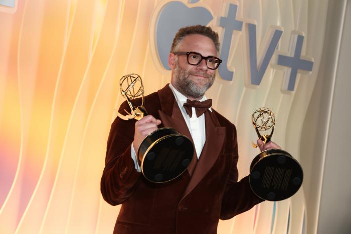 Seth Rogen Thanking Tim Cook at the Emmys Felt Like ‘The Studio’ Come to Life