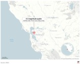 Residents of San Francisco Bay Area jolted awake by 4.3 magnitude earthquake