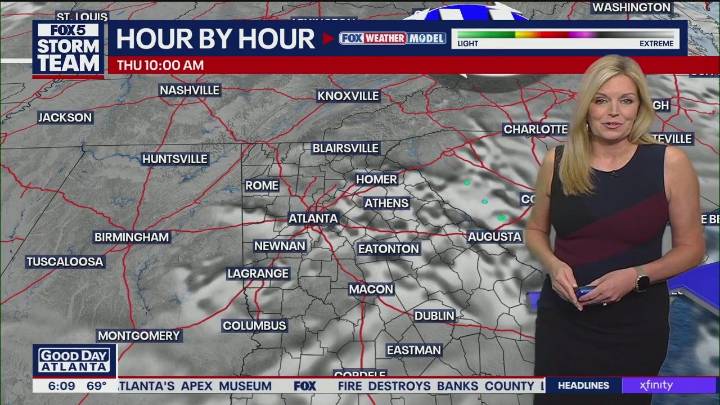 Metro Atlanta Weather: Highs near 90 with rising humidity Thursday