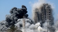 Israel destruye un edificio de gran altura en ciudad de Gaza