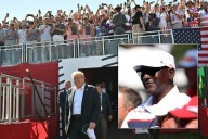 President Trump, Michael Jordan attend Ryder Cup on Long Island