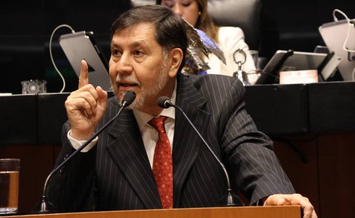 El PRI va a desaparecer en 2027 por culpa de Alito Moreno, asegura Noroña