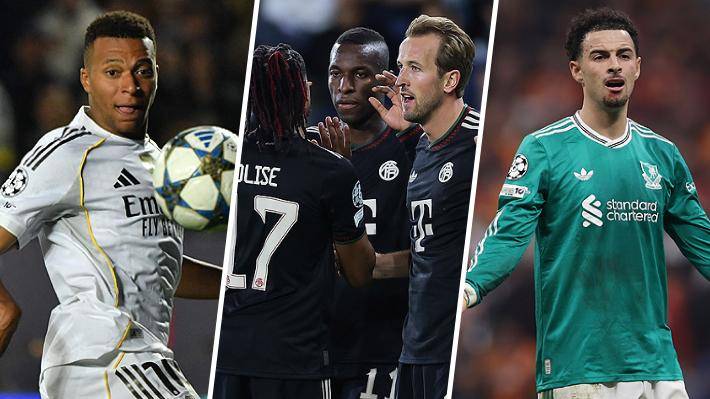 Sorpresiva derrota del Liverpool, varias humillaciones y Mbappé figura: Los resultados de la jornada en la Champions y cómo va la tabla