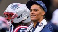 Pats cornerback Christian Gonzalez back at practice from hamstring injury; game status still unclear